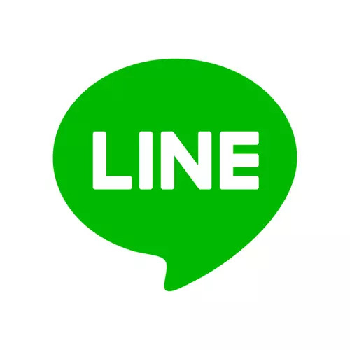 酒店按摩平台中 LINE 的按鍵圖標
